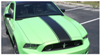 2013-14 Mustang Triple Racing Stripes Does Hood Roof and Trunk Lid